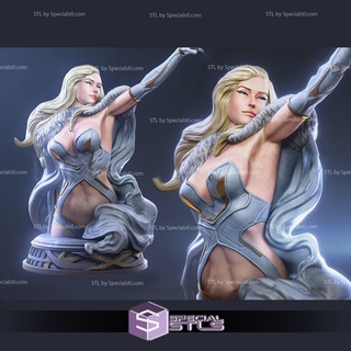 emma frost bust emma frost bust  3d print model - Mito3D