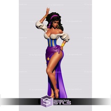 Esmeralda Disney 3d print model - Mito3D