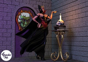 evil queen disney 3d print model - Mito3D