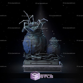 abrazador 3d impresión figurilla v3 extraterrestre película stl archivos 3d print model - Mito3D