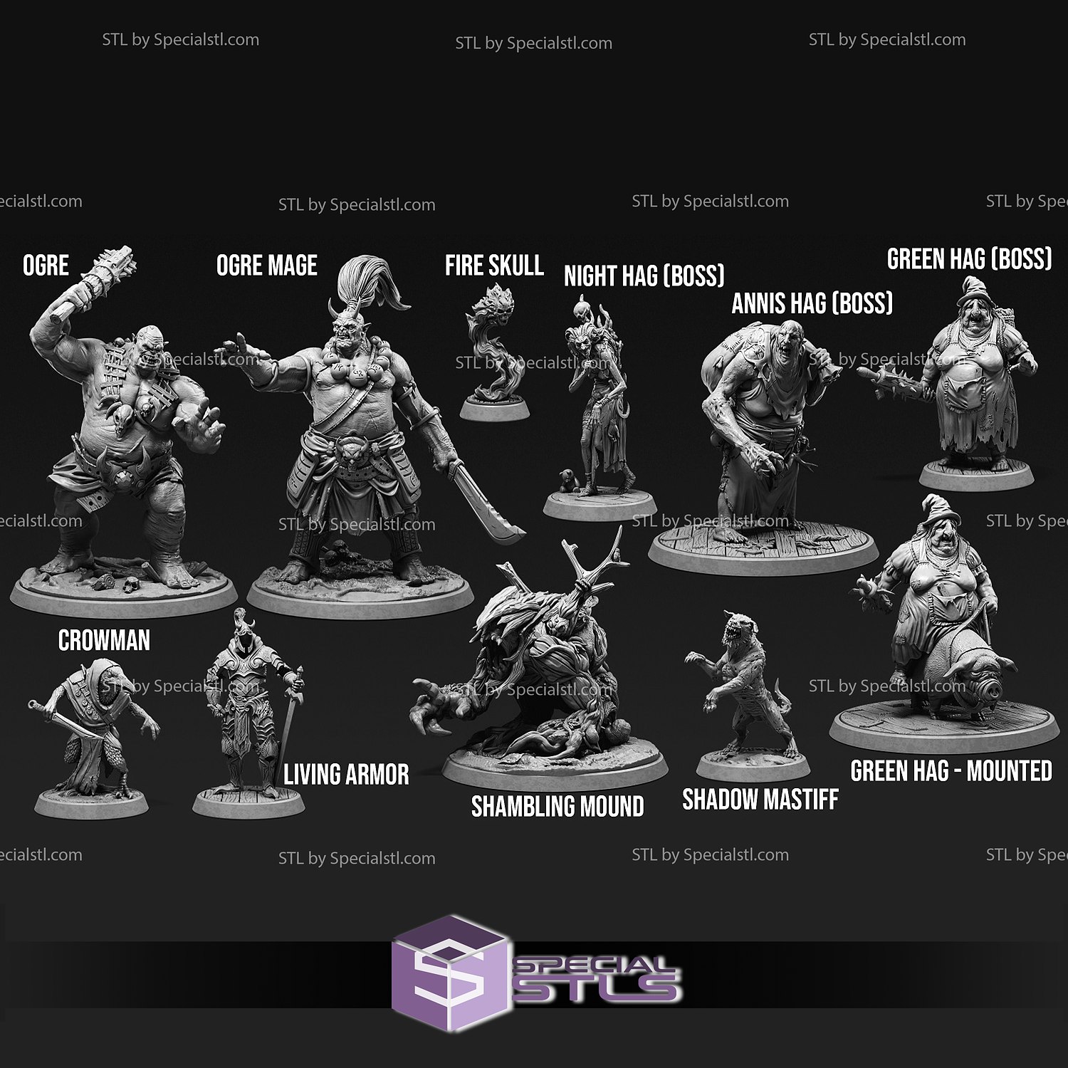 february 2021 fantasy loot studio miniatures 3D print model - Mito3D