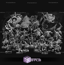 february 2021 trench abyssal depth archvillain games miniature 3d print model - Mito3D
