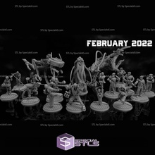 february 2022 cyber forge miniature 3d print model - Mito3D