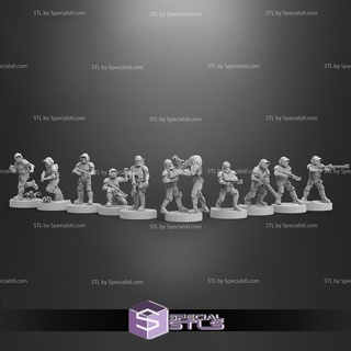 february 2023 blue wolf miniatures 3d print model - Mito3D