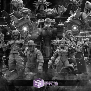 february 2023 cyberpunk papsikels miniatures 3d print model - Mito3D