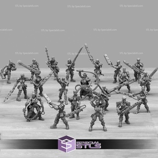 february 2023 tribe zbs miniatures 3d print model - Mito3D