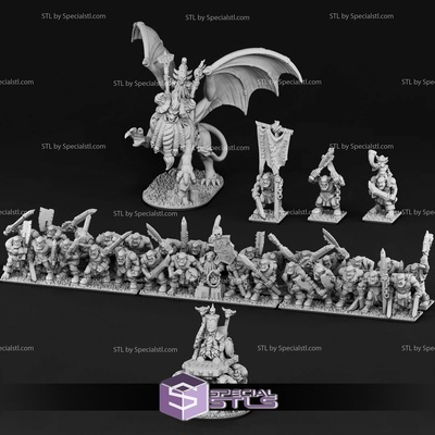 fevereiro 2024 floresta dragão miniaturas especial 3d print model - Mito3D