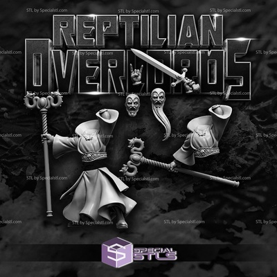 february 2024 reptilian overlords miniatures specialstl 3d print model - Mito3D