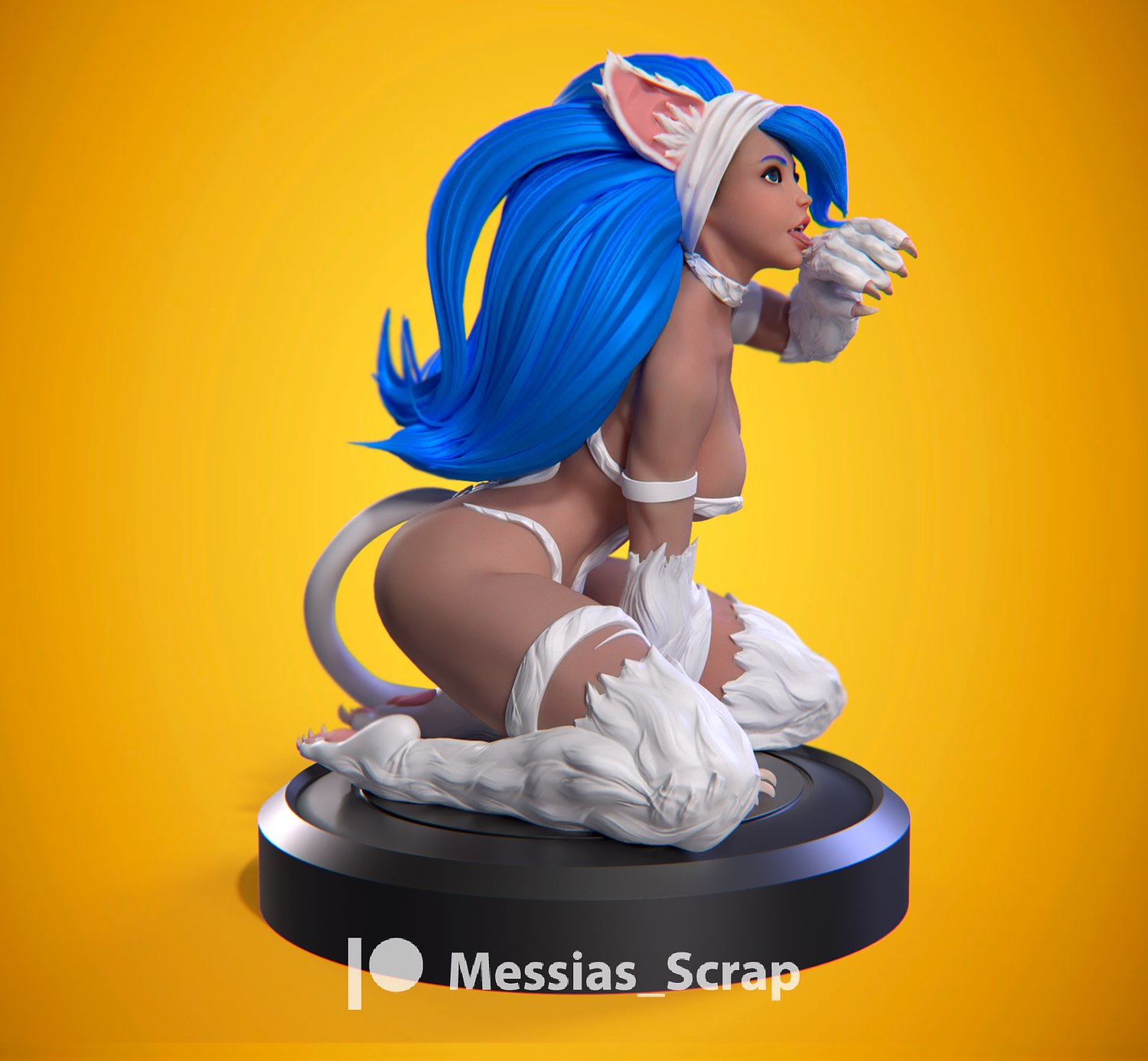 felicia v2 Darkstalkers 3D print model - Mito3D