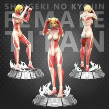 weiblich Titan Attacke 3d print model - Mito3D
