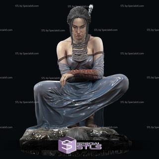 female warrior 3d printable stl 3d print model - Mito3D