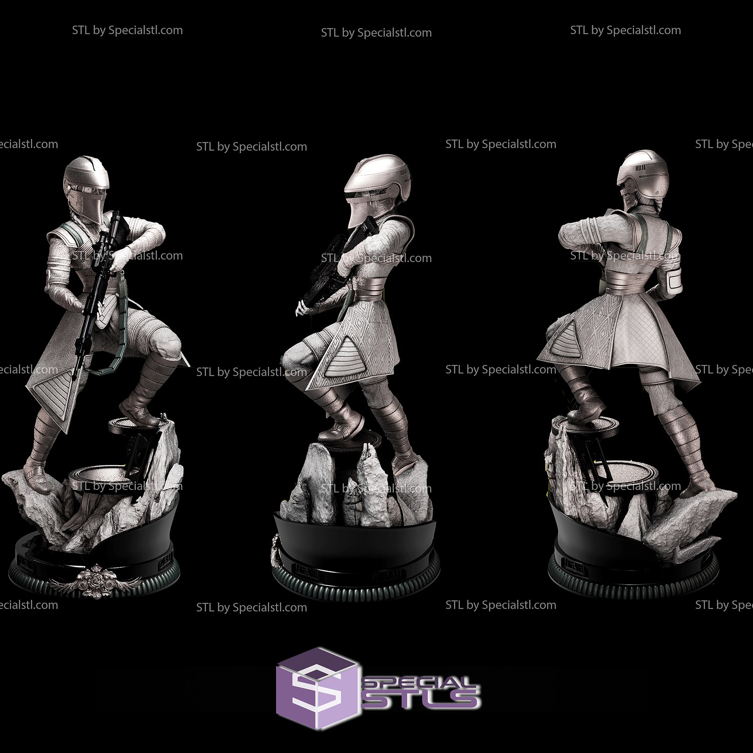 fennec shand ming wen star wars 3D print model - Mito3D