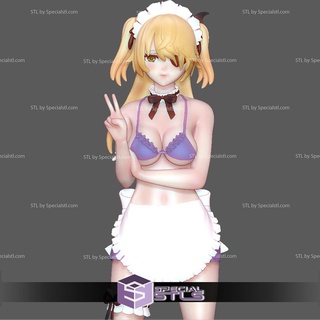 fischl maid ready print genshin impact 3d print model - Mito3D