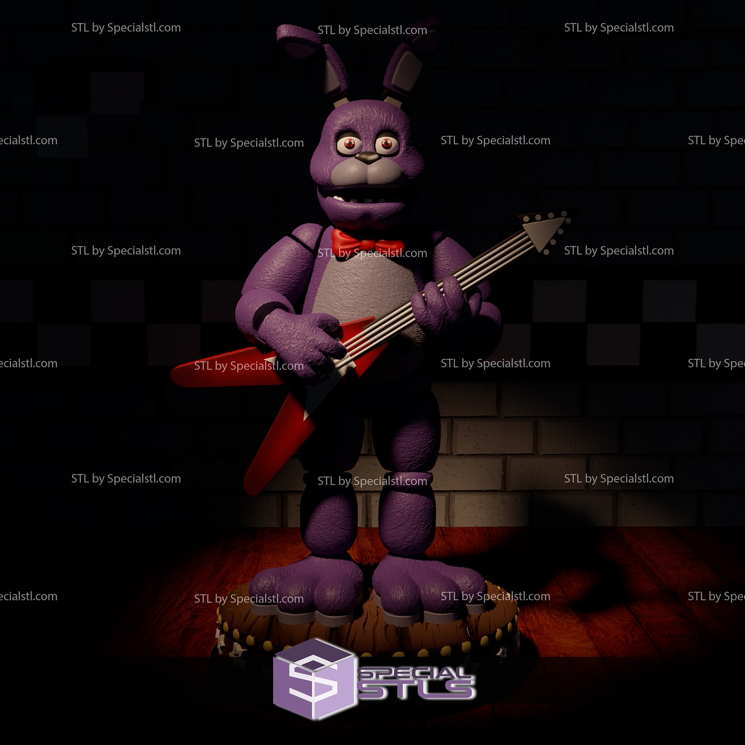 nuits Freddy Bonnie prêt 3d impression 3D print model - Mito3D