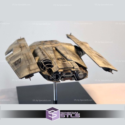 fundos embarcação transporte guerra estrelas 3d impressão estatueta especial 3d print model - Mito3D