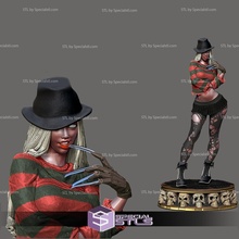 Freddy Krueger kız 3d print model - Mito3D