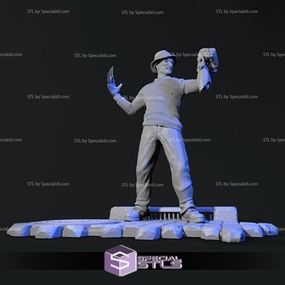 Freddy Krueger stl Dosyalar ayakta v2 3d print model - Mito3D
