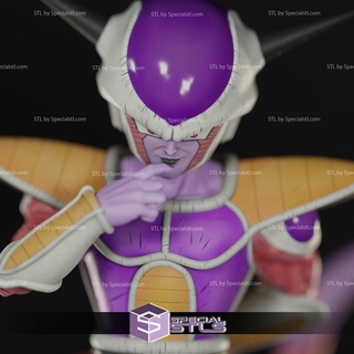 frieza first form standing base stl files v2 3d print model - Mito3D