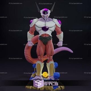 frieza second form standing ready 3d print 3d print model - Mito3D