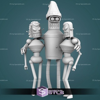 futurama bender stl File 3d print model - Mito3D