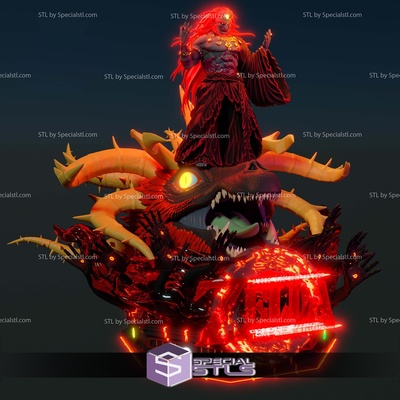 ganondorf demon tears of kingdom digital sculpture specialstl 3d print model - Mito3D
