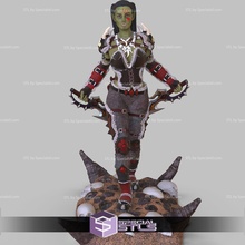 garona medio orcen Warcraft 3d print model - Mito3D