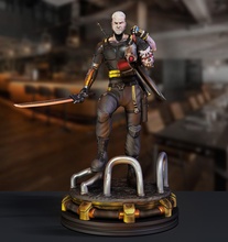 Geralt siberpunk v2 fanart 3d print model - Mito3D