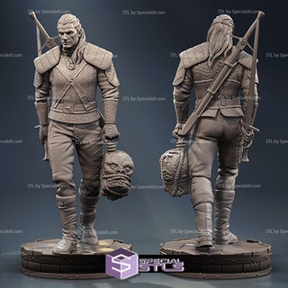 Geralt Rivia stl dossiers permanent 3d print model - Mito3D