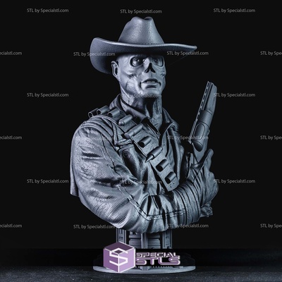 demonio necrófago caer busto 3d impresora archivos especialstl 3d print model - Mito3D