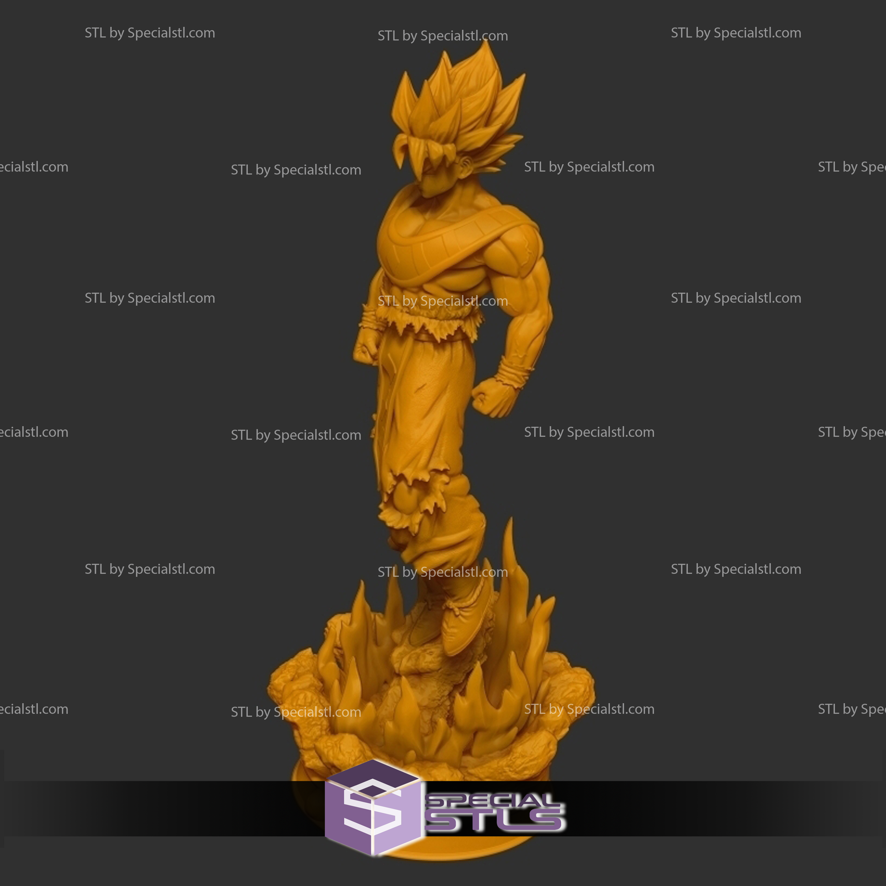 Zerstörung Goku 3d druckbar 3D print model - Mito3D