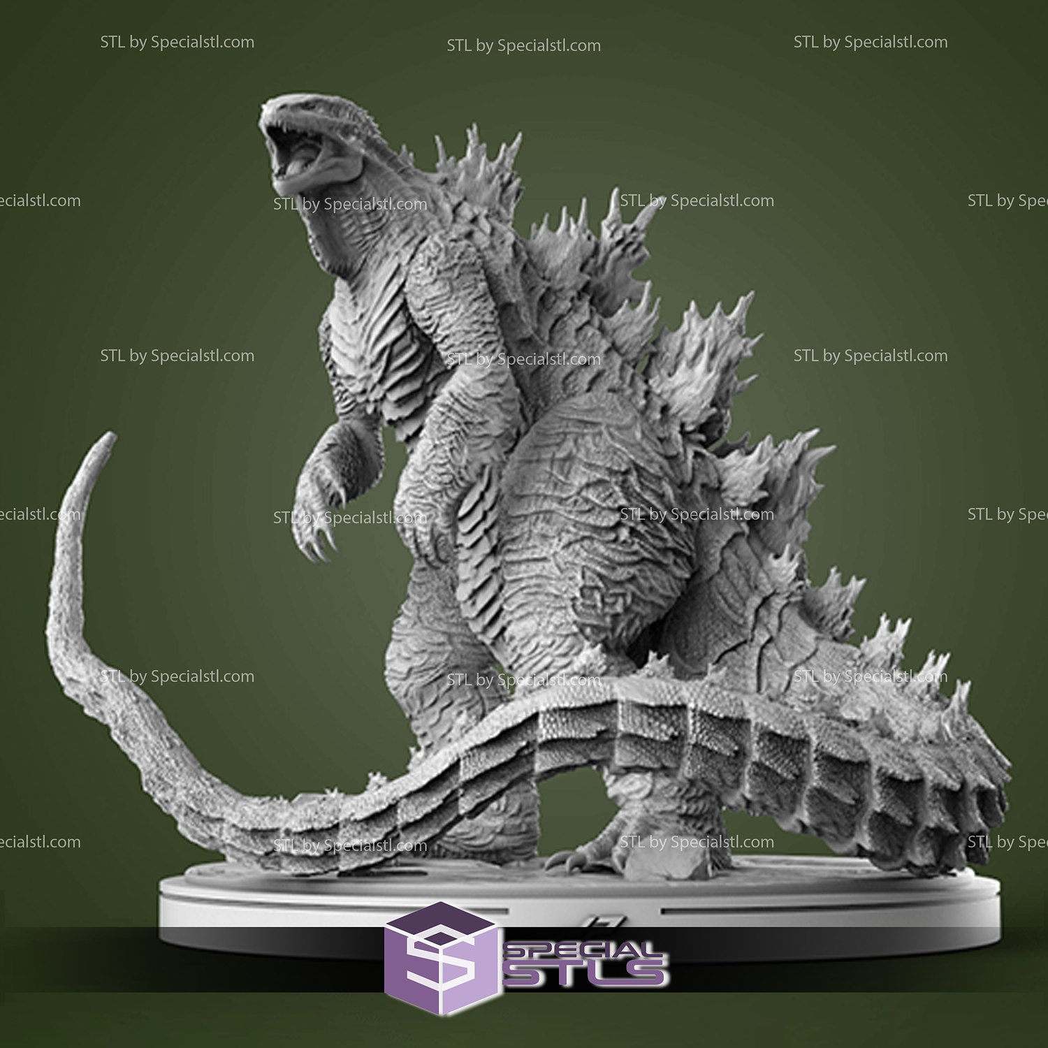 Godzilla aşırı stl Dosyalar 3D print model - Mito3D