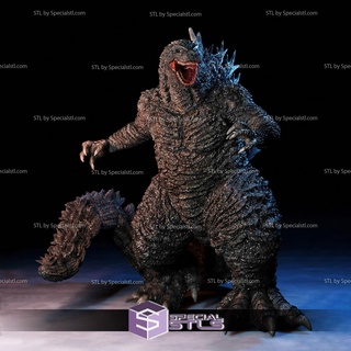 Godzilla v2 3d stampa figurina stl File fan art 3d print model - Mito3D