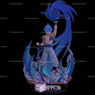 Gogeta Blau 3d print model - Mito3D