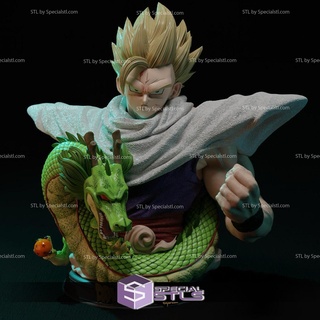 gohan dragon bust 3d printing figurine 3d print model - Mito3D