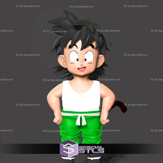 gohan kid green pant ready 3d print 3d print model - Mito3D