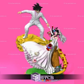 Goku matrimonio 3d print model - Mito3D