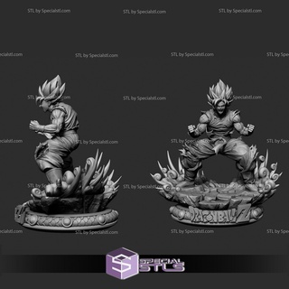 Goku trasformazione stl File 3d print model - Mito3D
