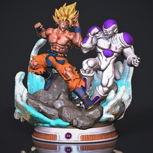 Goku congelador diorama esfera dragão 3d print model - Mito3D