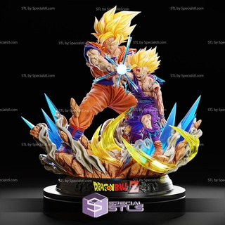 Goku arroz stl arquivos kamehameha esfera dragão 3d imprimível 3d print model - Mito3D