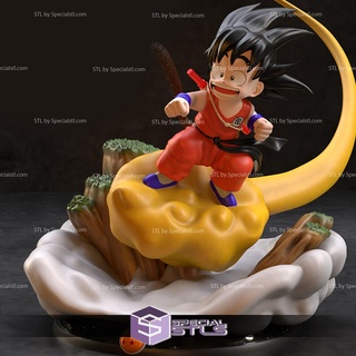 Goku ragazzo volare 3d print model - Mito3D