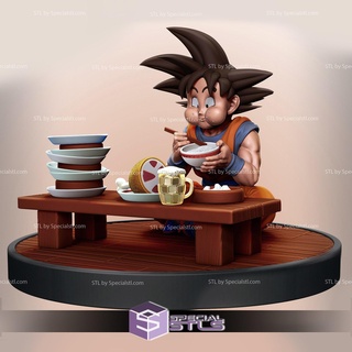 Goku refeições stl arquivos bola dragão 3d print model - Mito3D
