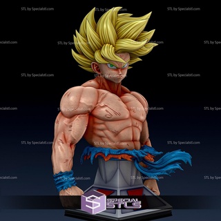 Goku namek Büste stl Dateien 3d print model - Mito3D
