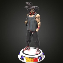 Goku esporte terno Admirador arte 3d print model - Mito3D
