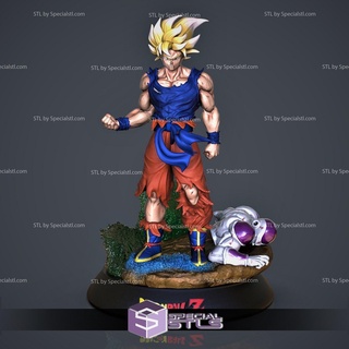 Goku ssj lendário 3d print model - Mito3D