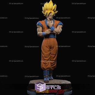 Goku stl File passeggio posa 3d print model - Mito3D