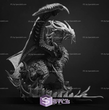 or dragon miniature 3d print model - Mito3D