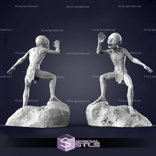 gollüm değerli stl Dosyalar Kral yüzük 3d print model - Mito3D