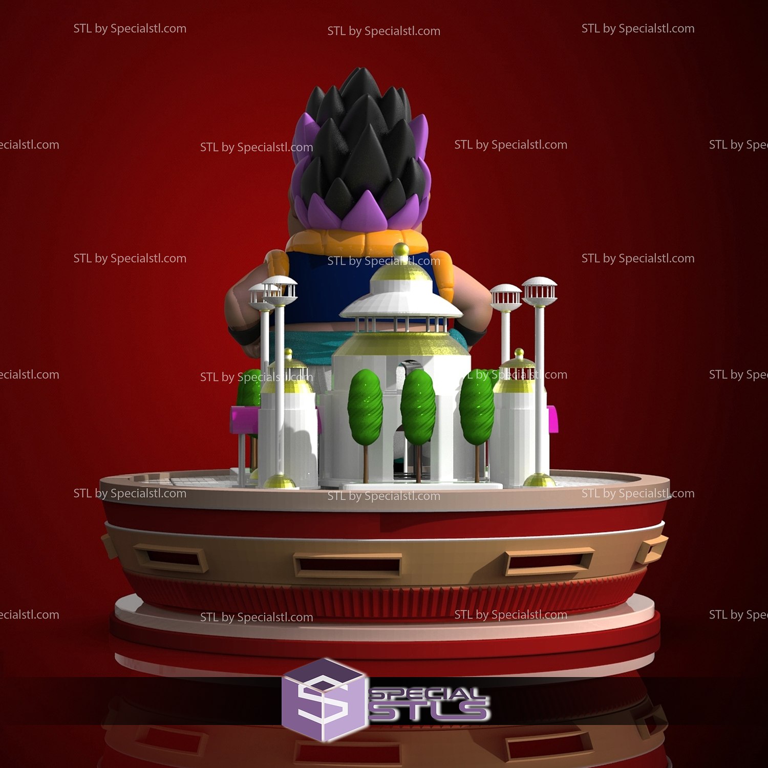 gotenks gordo stl archivos esfera dragón 3D print model - Mito3D