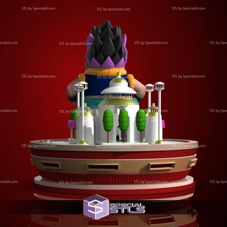 Gotenks gordo stl arquivos esfera dragão 3d print model - Mito3D