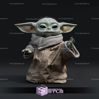 grogu stl files various pose star wars 3d model 3d print model - Mito3D